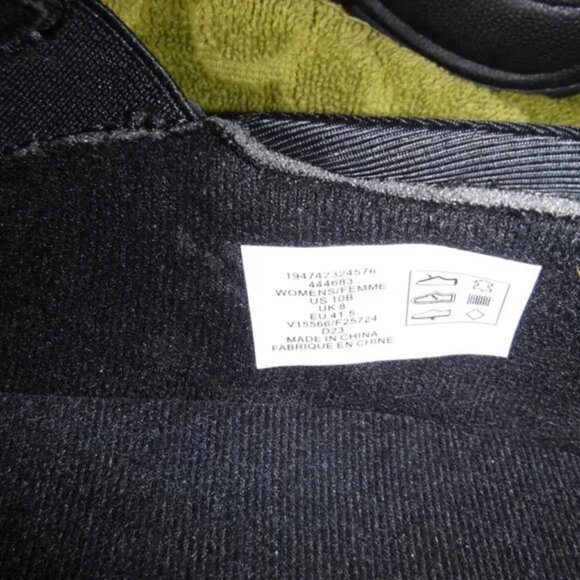 LANDS END WMNS ALL WEATHER SUEDE MOCS, SIZE 10 BLACK, NEW!!! - Picture 5 of 5